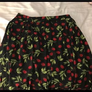 Lularoe Lady Bug Madison Skirt XL
